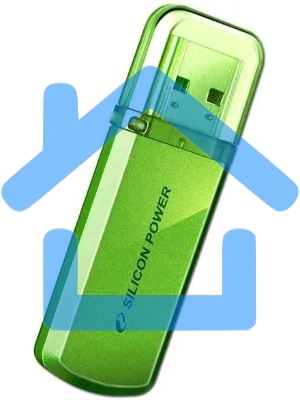 Флешка USB Silicon Power R/W 32 Gb Helios 101 SP032 Gb,UF2101V1N USB 2.0 зеленый