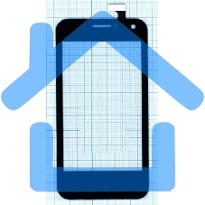 Сенсорное стекло (тачскрин) для Airis TM475, черное