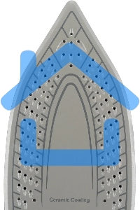 Утюг Hyundai H-SI01560 3200Вт черный/желтый