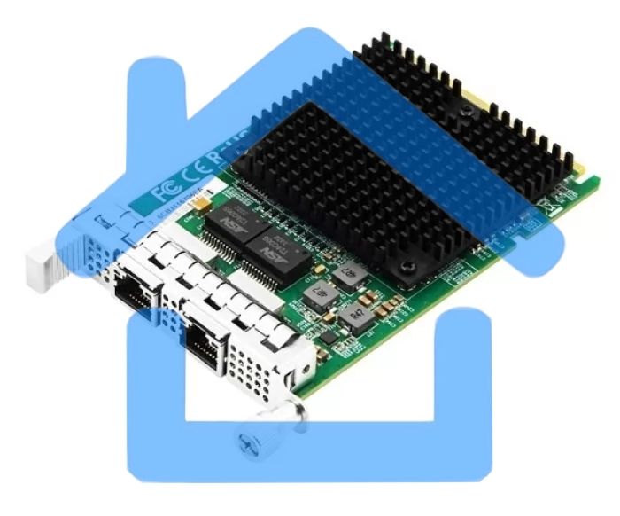 Сетевой адаптер LR-LINK PCIE 4*1G RJ45 LRES3021PT-OCP