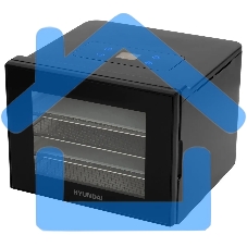 Сушка для фруктов и овощей Hyundai HYFD-1204 8под. 400Вт черный