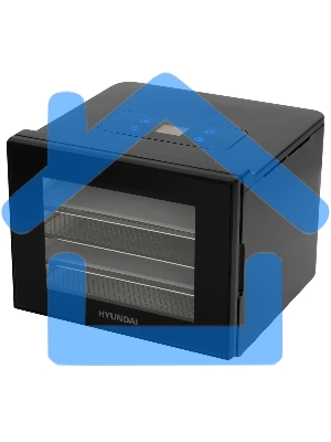 Сушка для фруктов и овощей Hyundai HYFD-1204 8под. 400Вт черный