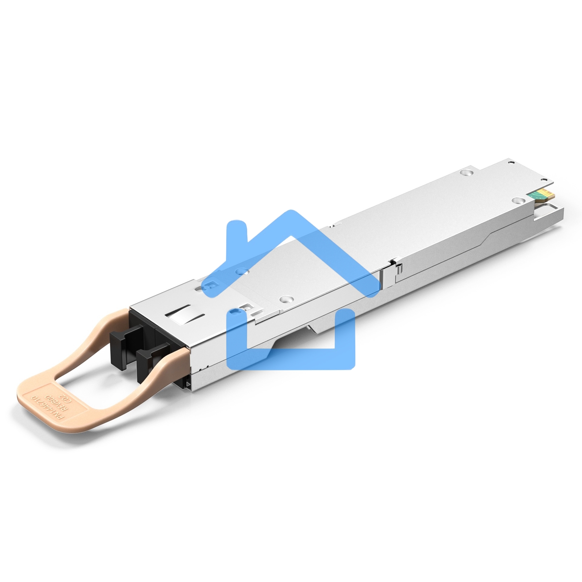 Трансивер NVIDIA twin-port 850nm transceiver, 800Gb/s, 2x NDR, 2x SR4, finned-top OSFP, 2x MPO/APC, up to 50m (switch-side, air-cooled)