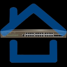 Коммутатор IP-COM G5328F 24PORT 10/100/1000+ 4PORT SFP