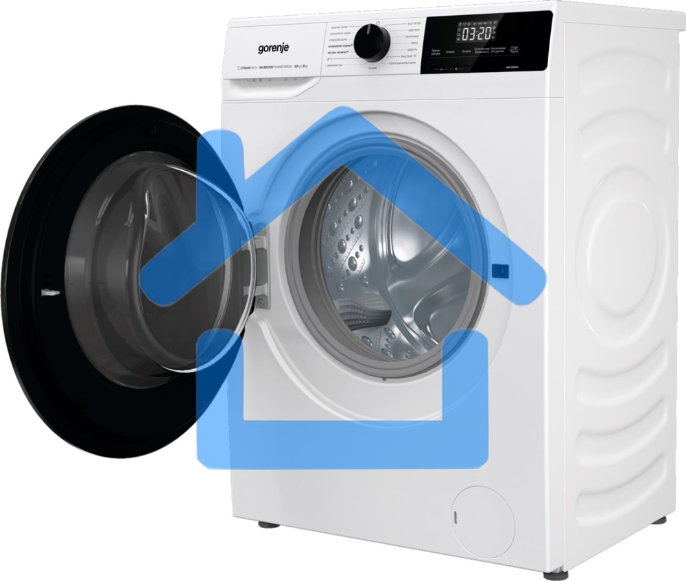 Стирально-сушильная машина Gorenje W1D2A164ADS (20010443) белый загр. фронтальная макс.: 10 кг 1400об/мин класс: А