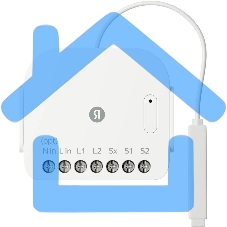 Умное реле Yandex YNDX-00538 2канал. белый