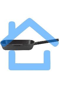 Сковорода-гриль Rondell Craft RDA-1485, 28см, 28x28, антипригарное покрытие, черный