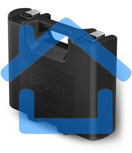 Принтер ленточный термотрансферный EPSON LabelWorks LW-400VP 180 dpi, 6 мм/сек, черный