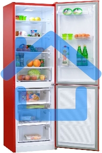 Холодильник Nordfrost NRB 152 Or оранжевый двухкамерный 205/115л морозилка снизу