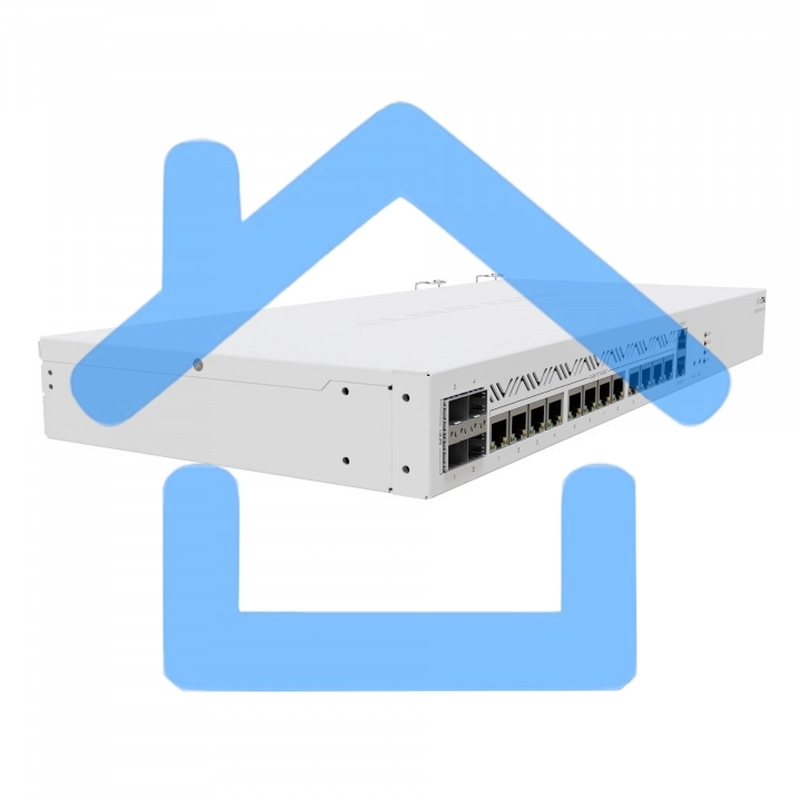 Маршрутизатор Mikrotik CCR2116-12G-4S+ Cloud Core Router 2116-12G-4S+ with Amazon Annapurna Labs Alpine v3 AL73400 CPU (16-cores, 2GHz per core), 16Gb RAM, 4xSFP+ cage, 13xGbit LAN, M.2 PCIe slot, RouterOS L6, 1U rackmount case, Dual PSU