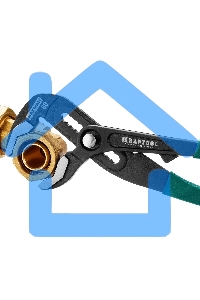 Клещи переставные KRAFTOOL 22353-25 Bulldog Cr-V, max захват 60мм, губки 6мм, 250мм