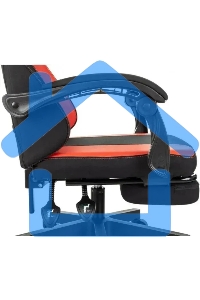 Кресло игровое Zombie Weaver черный/красный