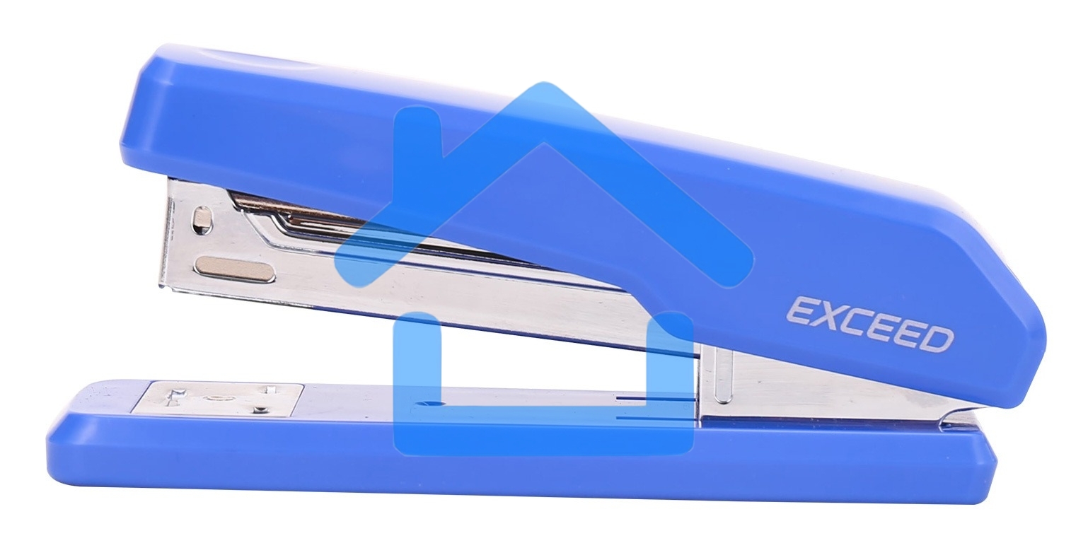 Степлер Deli E0300BLUE Exceed 24/6 26/6 (25 листов) синий, 100 скоб, металл/пластик, коробка