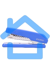 Степлер Deli E0300BLUE Exceed 24/6 26/6 (25 листов) синий, 100 скоб, металл/пластик, коробка