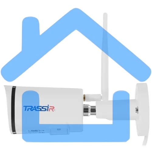 Камера видеонаблюдения IP Trassir TR-D2121IR3W V3, 1080p, 3.6мм, белый