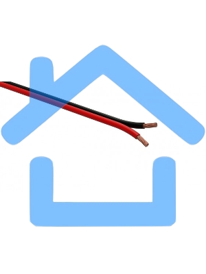 Кабель акустический 2х0.75 красно-черный 100м (м) ЭРА