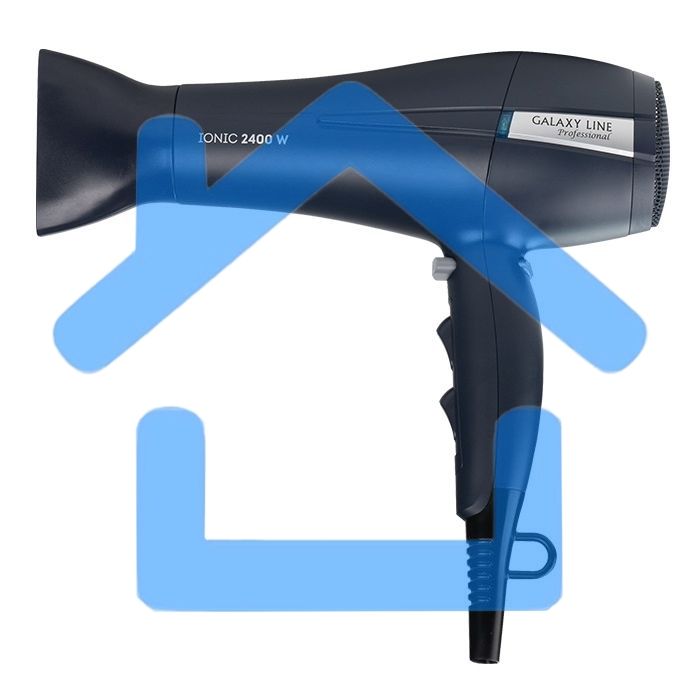 Фен для волос Galaxy Line GL 4366, синий, 2400 Вт, функция 