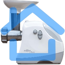 Мясорубка электрическая Ротор ЛЮКС 35/300-1, без насадок, 1500Вт белый