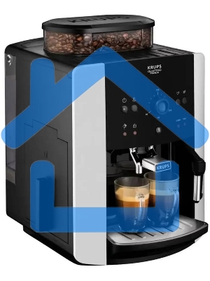 Кофемашина Krups Arabica EA811810 1450Вт черный/серебристый