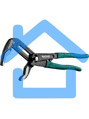 Клещи переставные KRAFTOOL 22353-25 Bulldog Cr-V, max захват 60мм, губки 6мм, 250мм