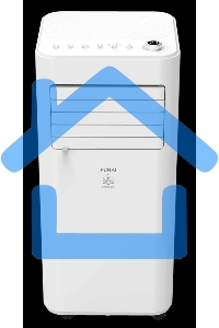 Кондиционер мобильный FUNAI CROCUS MAC-CS22CON01 7500 BTU, 15 м², 53 дБ, охлаждение, белый