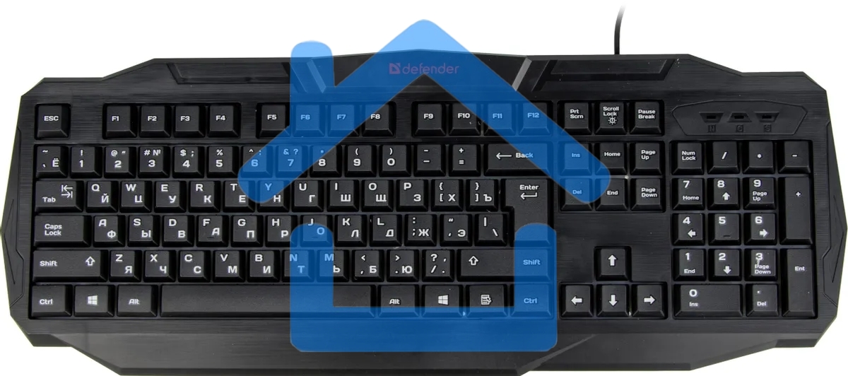 Клавиатура Defender Ultra HB-330L RU проводная, USB, черный