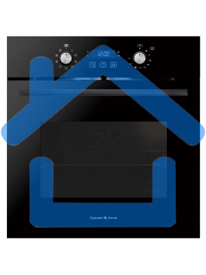 Духовой шкаф электрический Zigmund & Shtain E 167 B черный