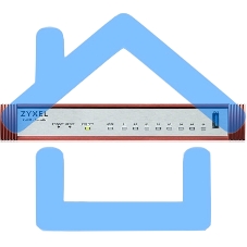 Межсетевой экран Zyxel USG FLEX 100H, 8xRJ-45: 1G (LAN/WAN), 1xUSB3.0 **