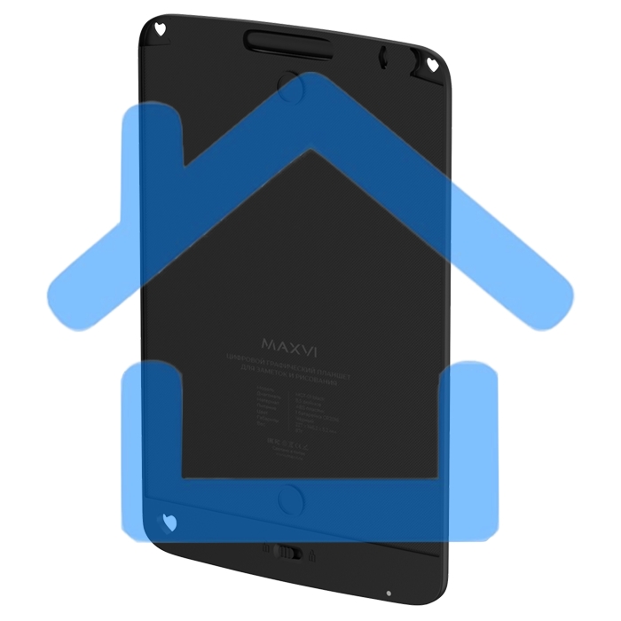 Графический планшет Maxvi MGT-01 черный, LCD планшет для заметок и рисования