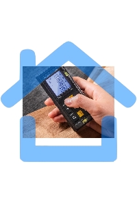 Лазерный дальномер Deli DL4169 (Диапазон измерения 0,05~60м, точность измерения: ±3мм)