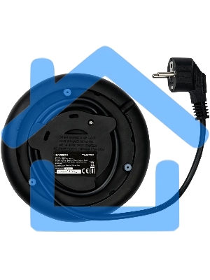 Чайник электрический Hyundai HYK-S4804 1.7л. 2200Вт серый/черный корпус: металл