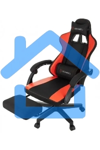 Кресло игровое Zombie Weaver черный/красный