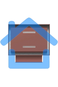 Вытяжка пристенная островная Maunfeld Bath Plus 402 медный, 40 см, 1150 куб. м/ч, 52 дБ