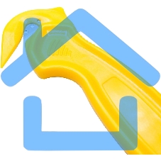 Нож канцелярский для упаковочных материалов Buro желтый