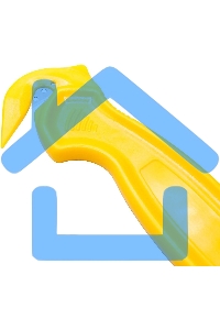 Нож канцелярский для упаковочных материалов Buro желтый