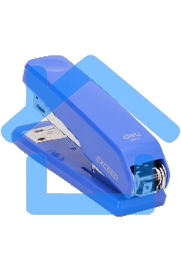 Степлер Deli E0300BLUE Exceed 24/6 26/6 (25 листов) синий, 100 скоб, металл/пластик, коробка