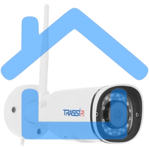 Камера видеонаблюдения IP Trassir TR-D2121IR3W V3, 1080p, 3.6мм, белый