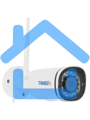 Камера видеонаблюдения IP Trassir TR-D2121IR3W V3, 1080p, 3.6мм, белый