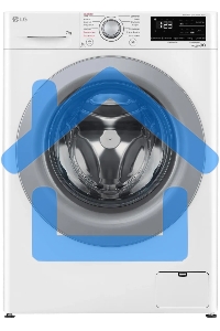 Стиральная машина LG F2V3HS4W белый, загрузка фронтальная 7 кг, 1200 об/мин., класс: A