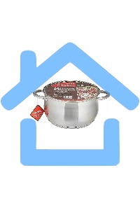 Кастрюля WEBBER BE-355/2 6,5 л, 24 см, из нержавеющей стали со стеклянной крышкой