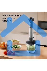 Блендер погружной Redmond BH421 1800Вт серый