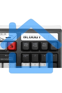 Клавиатура A4Tech Bloody B950 механическая серый/черный USB for gamer LED (B950)