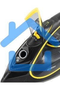 Утюг Hyundai H-SI01560 3200Вт черный/желтый