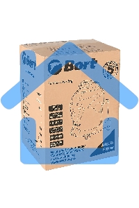 Строительный пылесос Bort BSS-1415-Aqua черный/синий, 200/1400 Вт, уборка сухая/влажная, пылесборник мешок/контейнер, 15 л