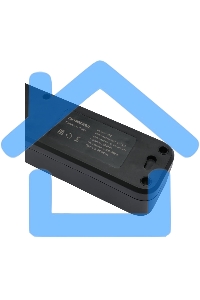 Сетевой фильтр Гарнизон 2.0 EPS-5-B-5, 5 р, 10А, 5м, ур.защиты 2+, черный, пакет