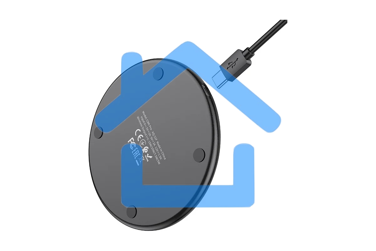 Беспроводная зарядка HOCO CW6 Pro Easy, 2A, черный