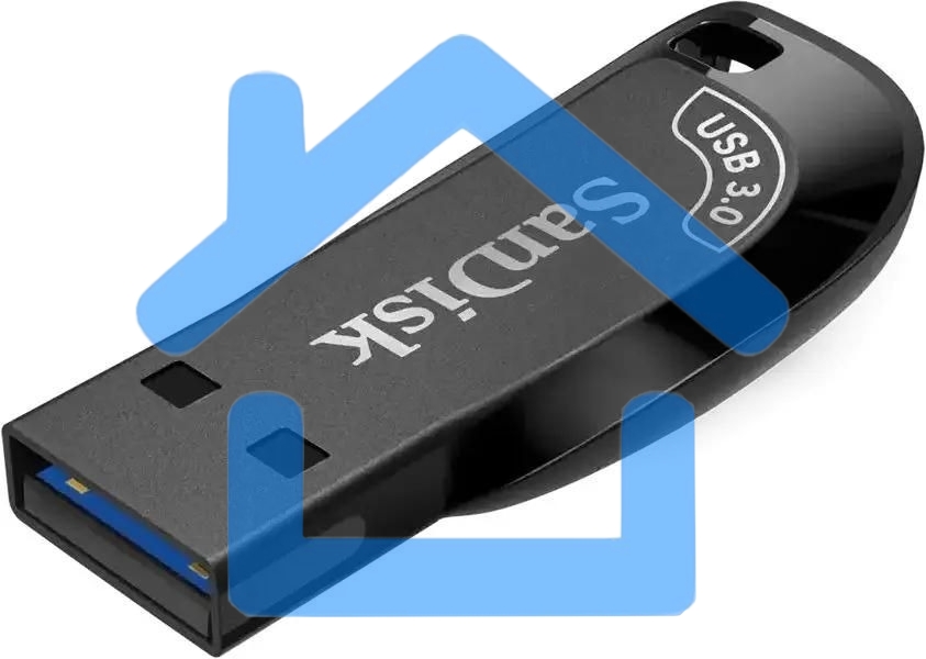 Флешка USB 32 Gb SanDisk CZ410 Ultra Shift, USB 3.0, черный
