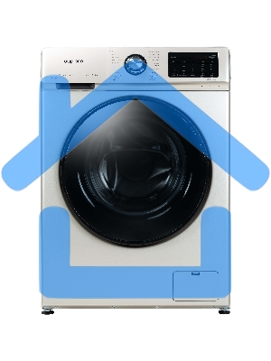 Стиральная машина Бирюса WM-SL1014/15 B золотистый, загрузка фронтальная 10 кг, 1400 об/мин, класс А+++