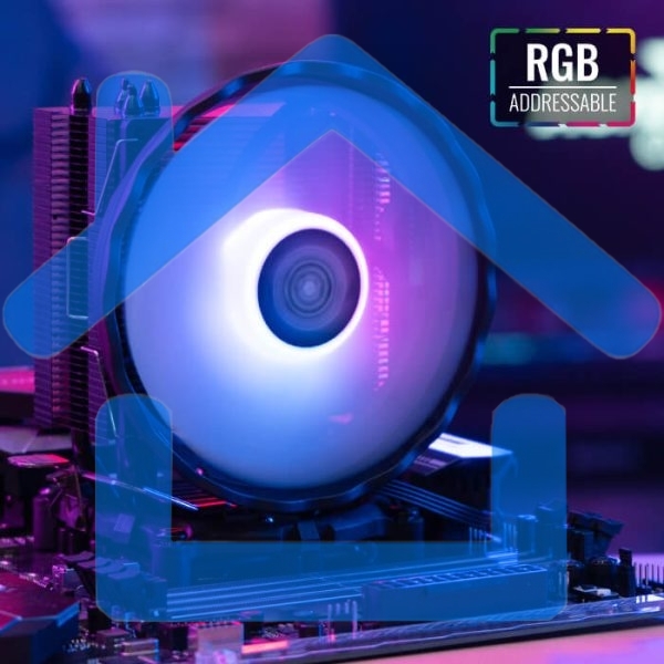 Кулер для процессора AeroCool / Formula Rave 4 ARGB черный, 120 мм, алюминий/медь, 1800 об/мин, 27 дБ, 4 pin, 130 Вт, 135 мм