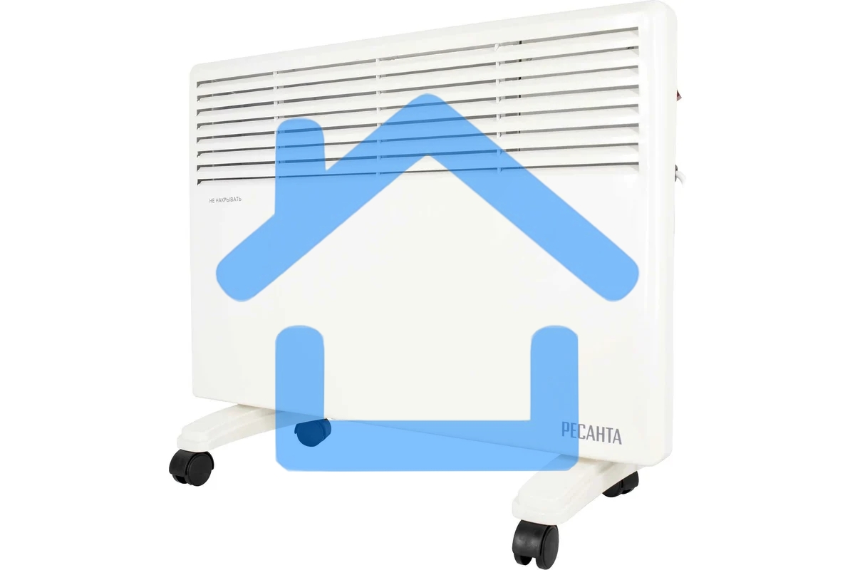 Конвектор Ресанта ОК-2000Е белый, 2000 Вт, 20 м2, термостат, дисплей